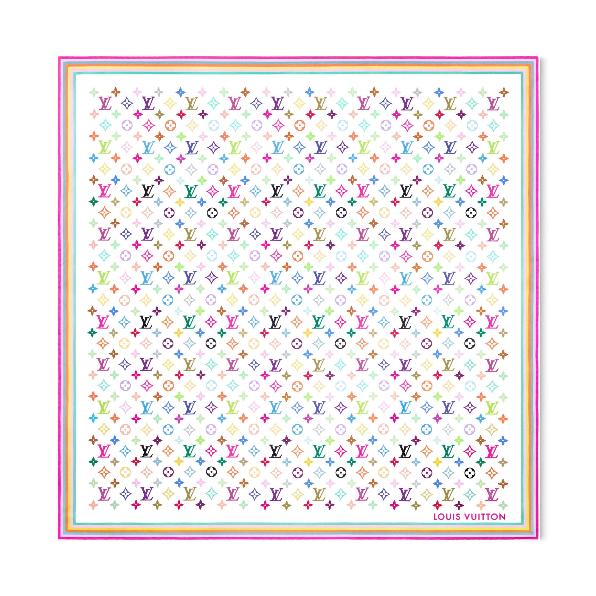 ウィメンズ シルクスカーフ&バンドー - ホワイト｜ルイ・ヴィトン 公式